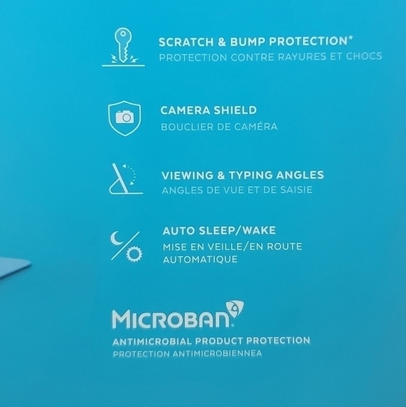 NWT Speck Stylefolio IPad 2019-2020 Fushia Pink Microban Case - Picture 2 of 16